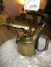 Rare Swedish Brass BLOW TORCH (BLOWLAMP)