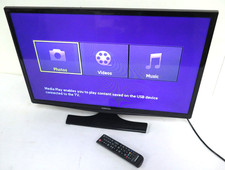 Samsung 28" LED TV with Stand Model UE28J4100AK 44W with Original Black Remote