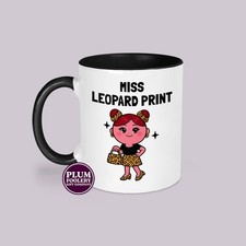 Miss Leopard Print Mug &