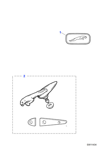 Jaguar genuine leaping - genuine,