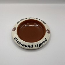 Vintage Richmond Tipped Royal Alma Ceramic Navy Cut Ashtray Man Cave Bar Prop