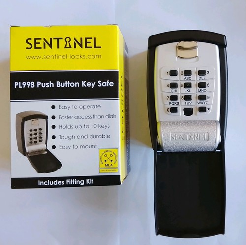 Push button key safe - safe, sentinel