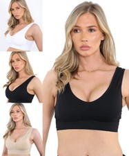 Stretch Pull Up Tops Seamless
