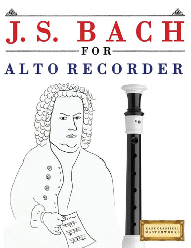 Bach for alto recorder - j.,