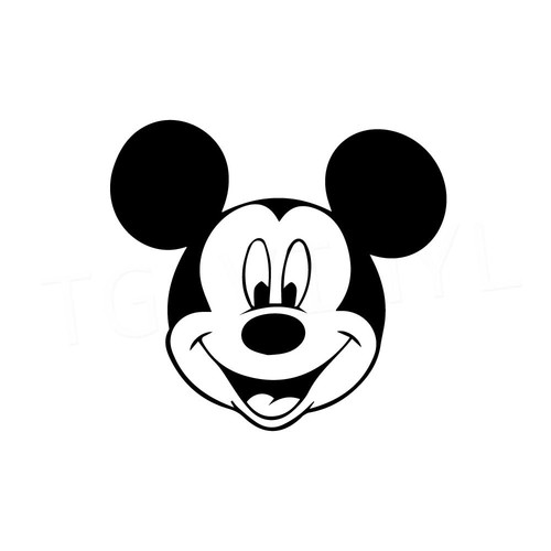 Mickey mouse vinyl - 5", decal