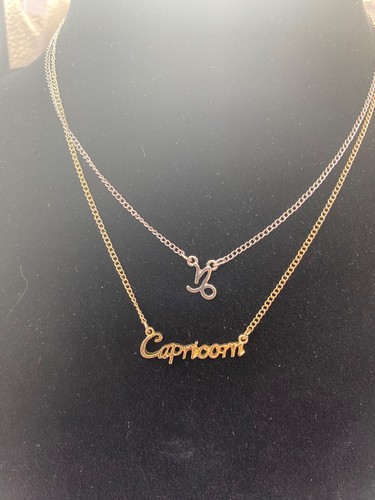 Necklace zodiac capricorn sign - capricorn,