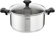 Comfort Max 24Cm Stainless Steel Stewpot with Glass Lid and Stay-Cool Handles