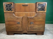 Art deco walnut sideboard - walnut,