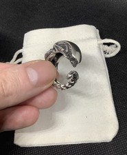 Alien Facehugger Xenomorph Gothic Skull Adjustable Ring Biker Men Punk Gift 1