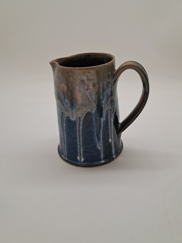 Studio pottery jug initialed - jug,