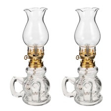 2pcs Chamber Oil Lamps Vintage