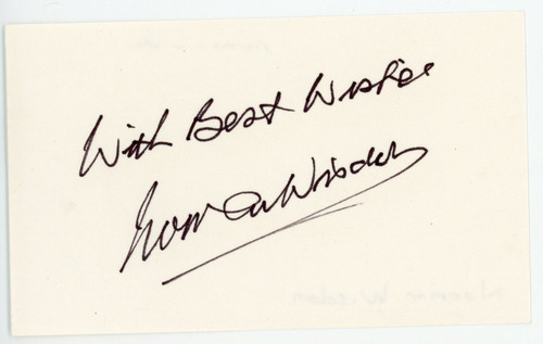 Norman wisdom signed - norman, index