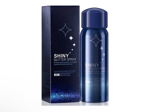 Shiny glitter spray for body - glitter,