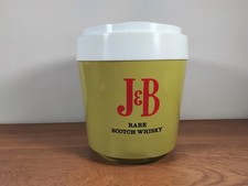 J&B Rare Scotch Whisky Ice Bucket by Stewart Made in England Man Cave Bar