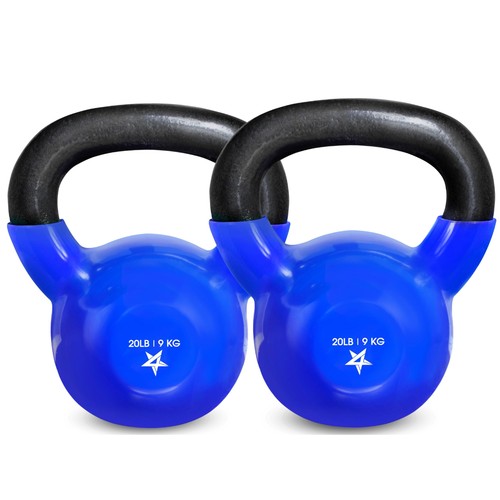 20lb kettlebell set vinyl - 20lb,