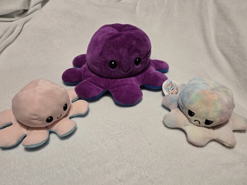Reversible octopus plush toy - octopus,