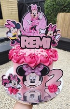 Minni Mouse Cake Topper Set