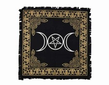 ALTAR CLOTH Triple Moon Black