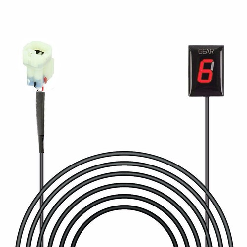Motorcycle gear indicator red - motorcycle,