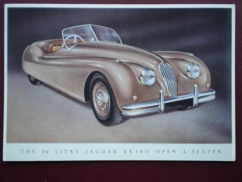 Postcard car litre jaugar - car,