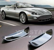 UK STOCK 2 CHROME Door Handle Cups Bucket Covers for JAGUAR XK XK8 XKR 1996 - 05