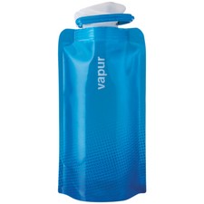 Vapur Wide Mouth Bottle 500ml Shades Foldable Reusable Dishwasher Safe Cyan Blue
