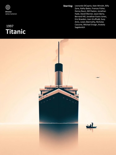 Titanic movie poster - titanic,