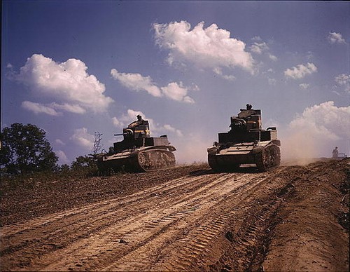 Army stuart tanks in - us,