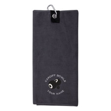 Personalised lawn bowls towel