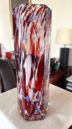 Large glass vase - large, murano