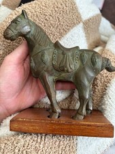 Bronze horse figurine - bronze,