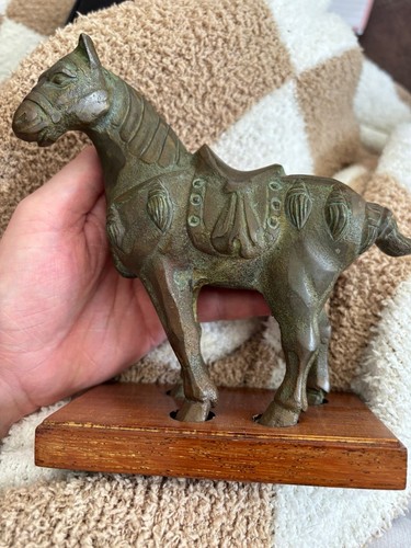 Bronze horse figurine - horse,