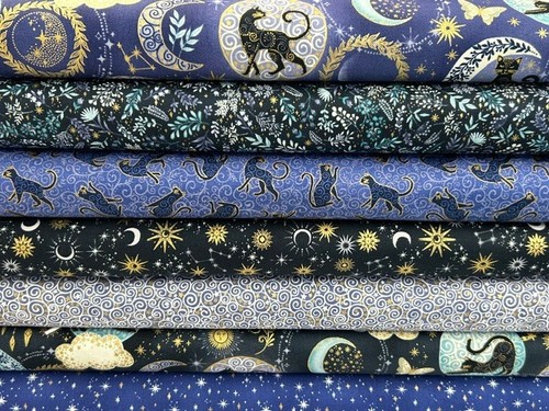 Makower charmed cotton fabric - makower,