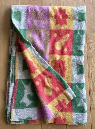 Vintage retro blanket rug - blanket,