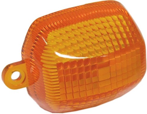 Indicator lens front amber - lens,