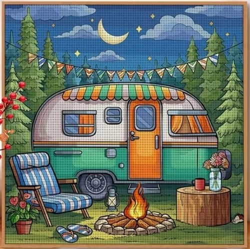 Caravan fun printed count - caravan,