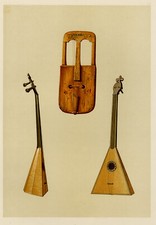 Antique Print-Music-A Welsh