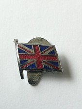 Old Union Jack Flag Lapel Type