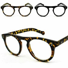 Round Frame Clear Lens Glasses