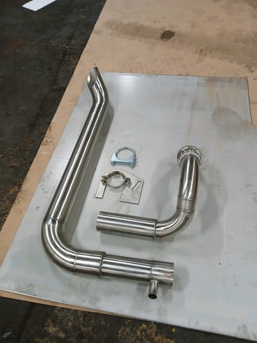 Stainless exahuat full kit - stainless,