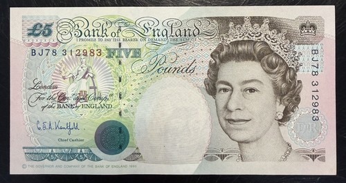 Old five pound - old, £5