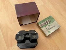 Vintage 1950s Sawyer Viewmaster Stereoscope & 2 Albums of Reels Original Box