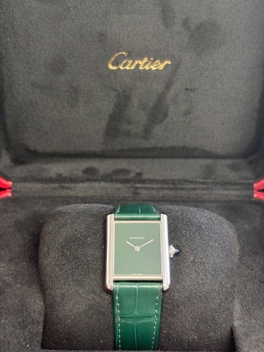 Cartier tank green - cartier,