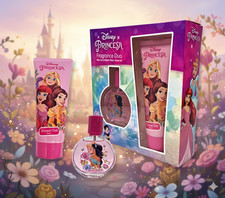 DISNEY PRINCESA Fragrance Duo Gift Set Rapunzel Ariel Cinderella Eau de Toilette