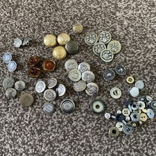 MILITARY? - VARIOUS OLD UNIFORM BUTTONS some Brass assorted