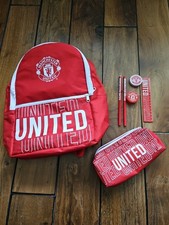 Manchester United Back Pack & Pencil Case/Stationery Set