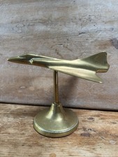 Vintage Brass Fighter Plane