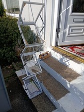 A4 Zed Up Lite Folding Literature Stand. Portable Brochure Stand Aluminium 