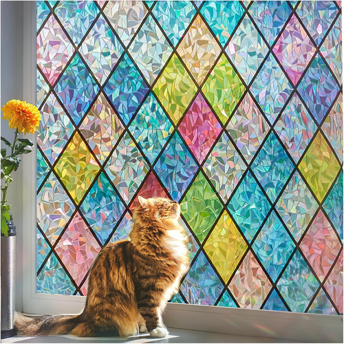 Rainbow window film privacy - film,