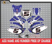 YAMAHA TTR125 decals graphics TTR 125 personal laminated custom stickers 00-07 